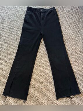 Risen split hem jeans size 32